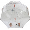 Parapluie enfant transparent tête de chat