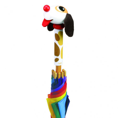 Parapluie multicolore Pif le chien