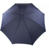 Grand parapluie golf bleu marine poignée canne