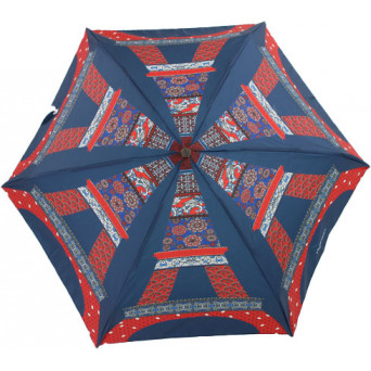 Petit parapluie pliant Tour Eiffel bleu