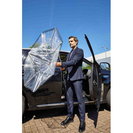 Parapluie inversé transparent double toile Fulton