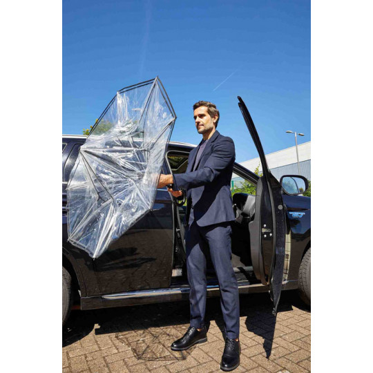 Parapluie Inverse Transparent Fulton – Double Toile, Modèle 4342, Unisexe, Neuf Avec étiquettes