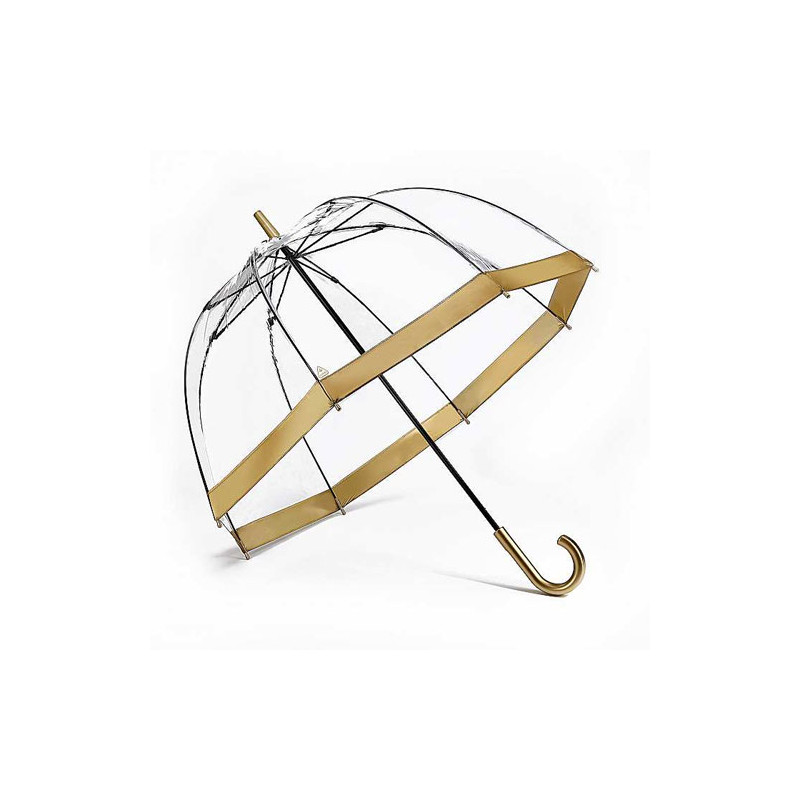 Parapluie transparent gold Fulton