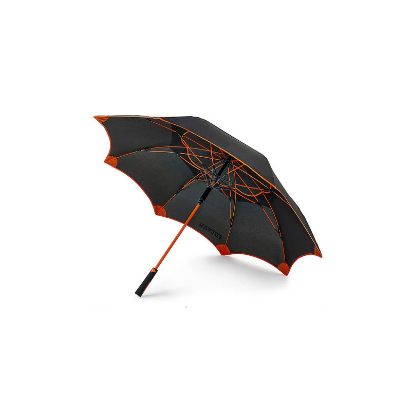 Grand parapluie golf anti vent Titan noir Fulton