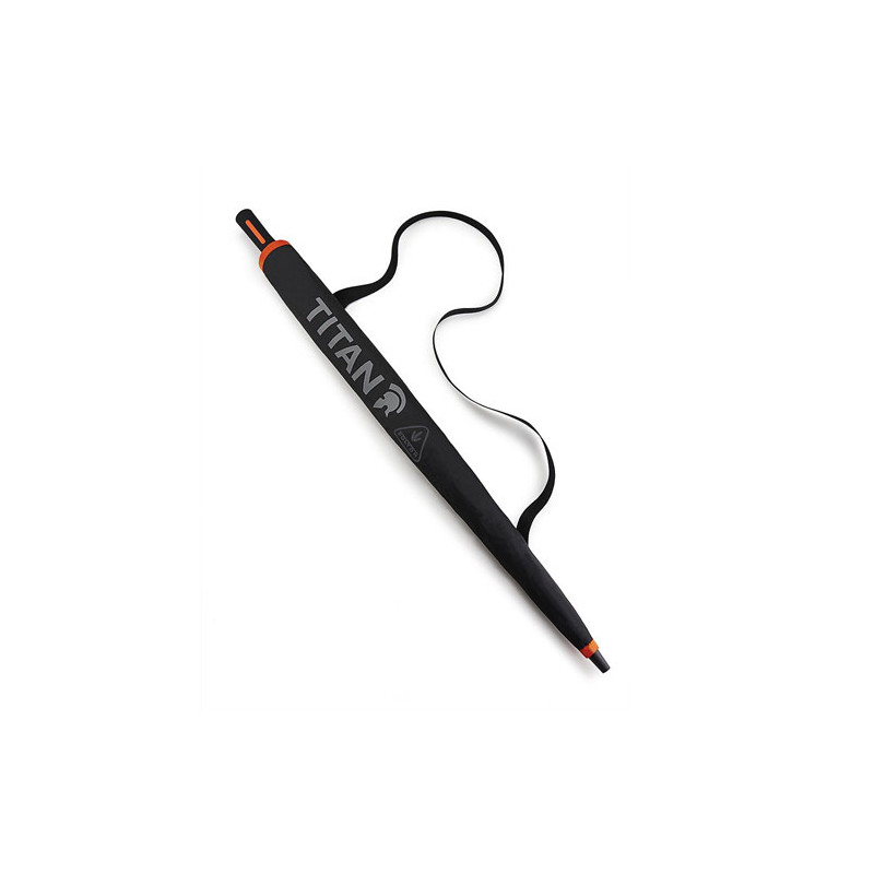 Grand parapluie golf anti vent Titan noir Fulton