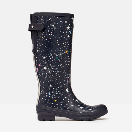 Bottes de pluie femme marine motif étoiles