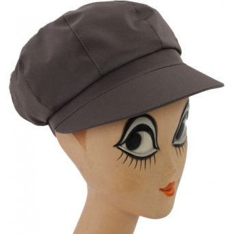 casquette de pluie femme couleur taupe