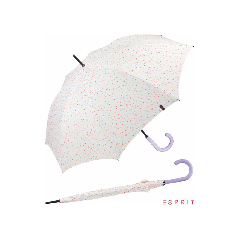 Parapluie droit Esprit pluie de pois multicolores
