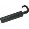 Parapluie pliable noir Esprit poignée noire courbe