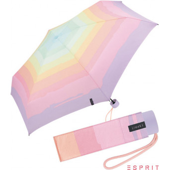 Marque : EspritEsprit Parapluie long AC Sunrise Violet - . Multicolore 