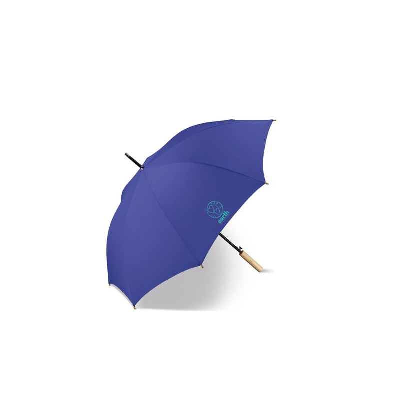 Parapluie golf écologique bleu ouverture automatique