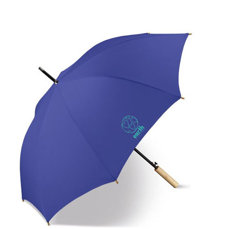 Parapluie golf écologique bleu ouverture automatique