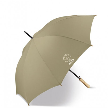 Parapluie golf écologique beige ouverture automatique