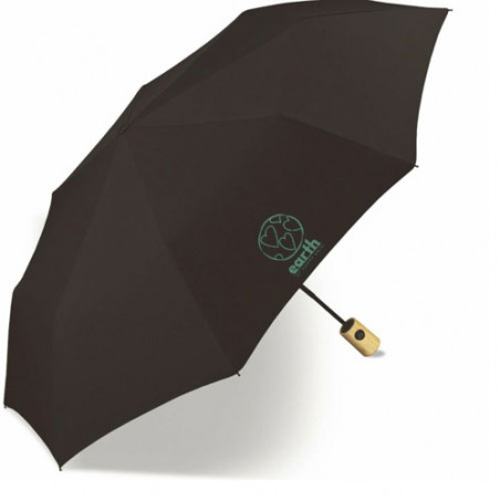 Parapluie pliable écologique noir ouverture automatique