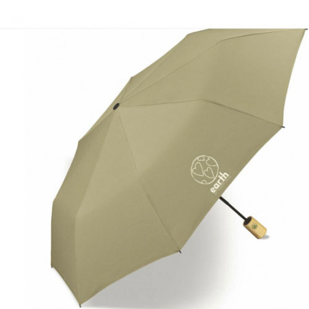 Parapluie pliable écologique beige ouverture automatique