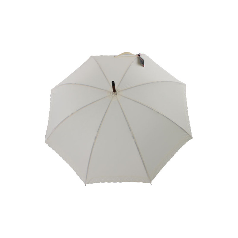 Ombrelle coton écru de luxe