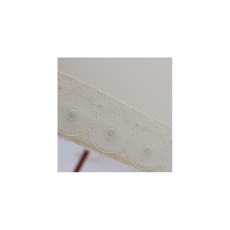 Ombrelle coton écru de luxe