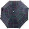 Parapluie pliant écossais vert fabrication française