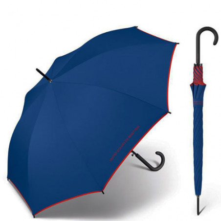 Parapluie imprimé Benetton bleu