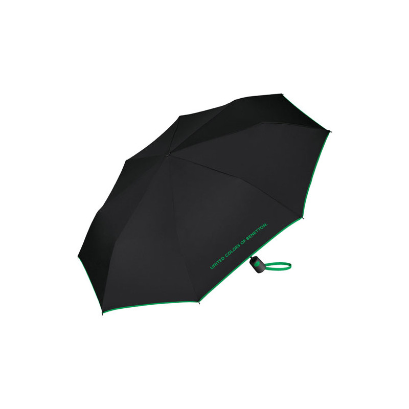 Petit parapluie pliant noir Benetton