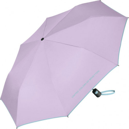 Parapluie automatique pliant lavande Benetton