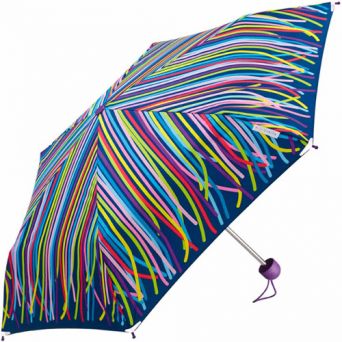 Parapluie pliant enfant rubans multicolores