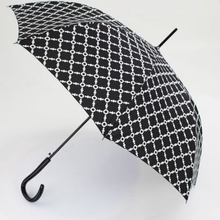 Parapluie Pierre Cardin black and white