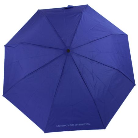 Parapluie automatique pliant bleu profond Benetton