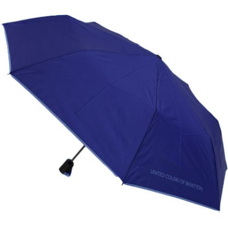 Parapluie automatique pliant bleu profond Benetton