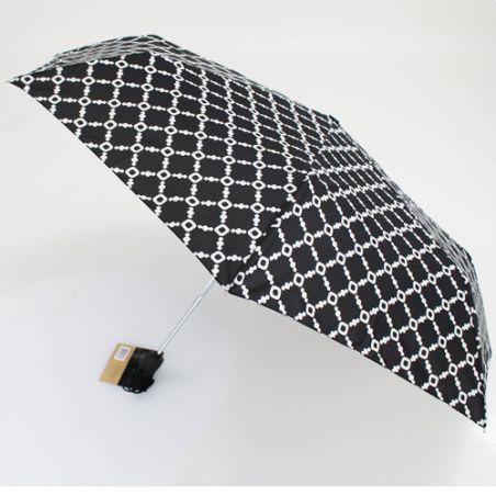 Parapluie pliant Pierre Cardin black and white