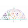 Parapluie enfant transparent gouttes de pluie marque Esprit