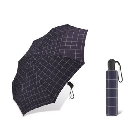 Parapluie pliant Esprit bleu à carreaux