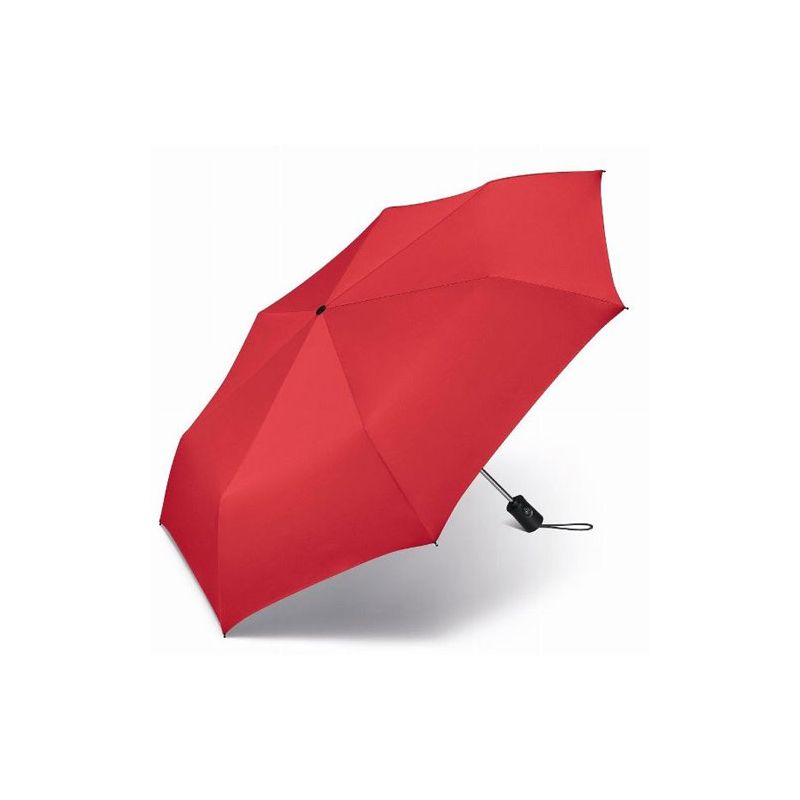 Parapluie pliant automatique 8 baleines rouge