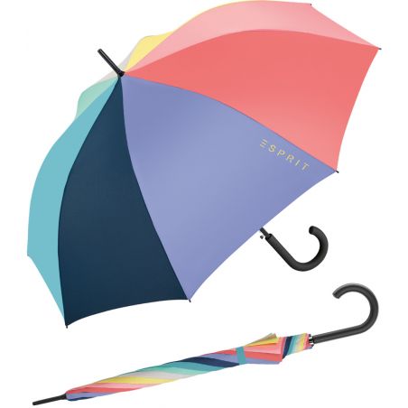 Parapluie canne Esprit multicolore