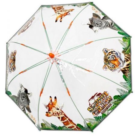 Parapluie transparent Safari