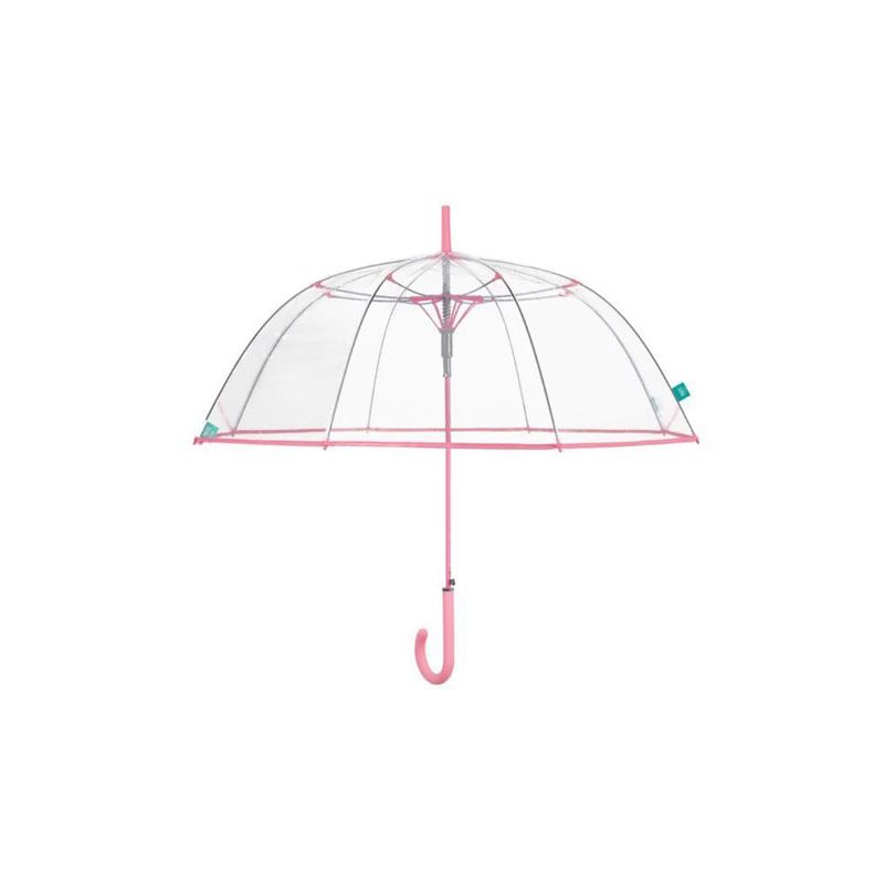 Parapluie Cloche Transparent Avec Motifs Coccinelles - Perletti - Neuf Avec étiquettes - Unisexe