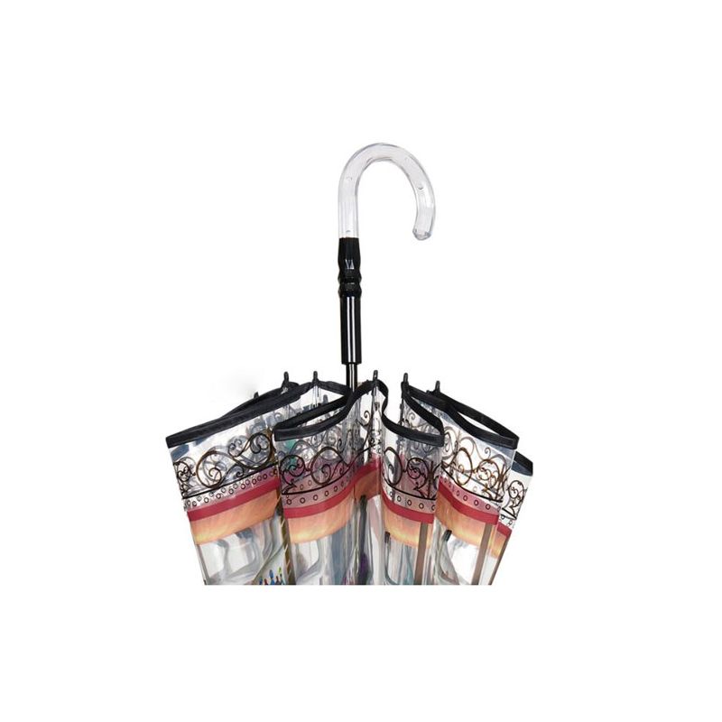 Parapluie cloche transparent carrousel