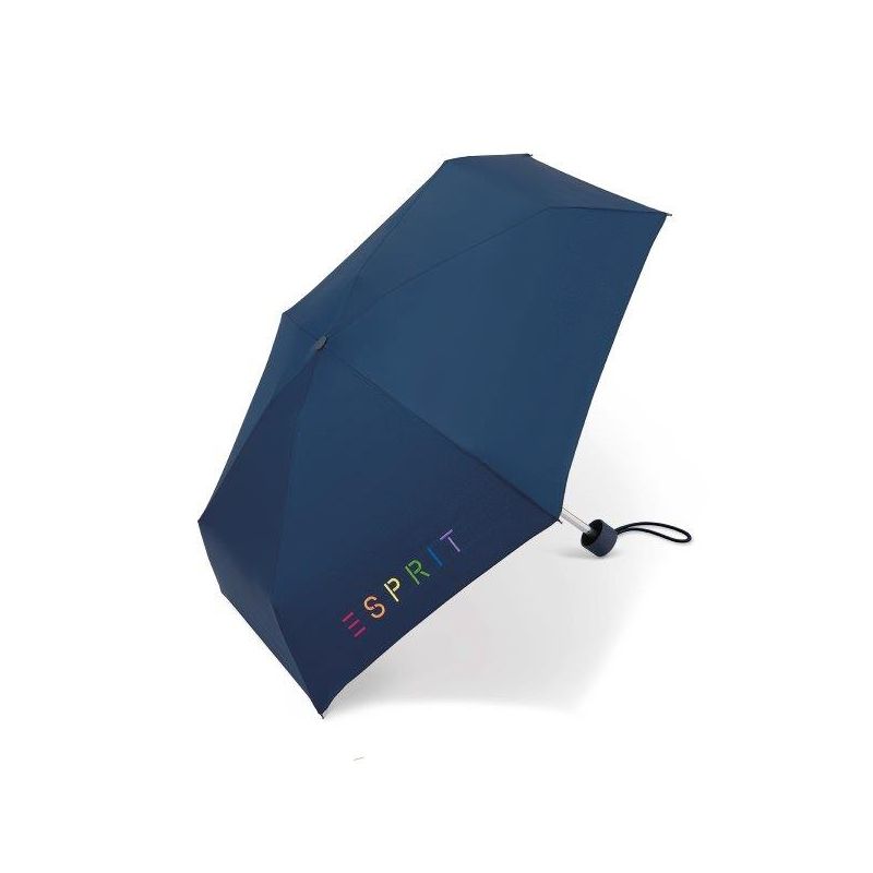 Mini parapluie pliant esprit bleu avec trousse