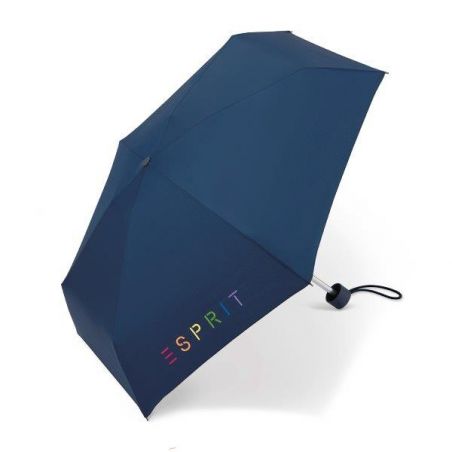 Mini parapluie pliant esprit bleu avec trousse