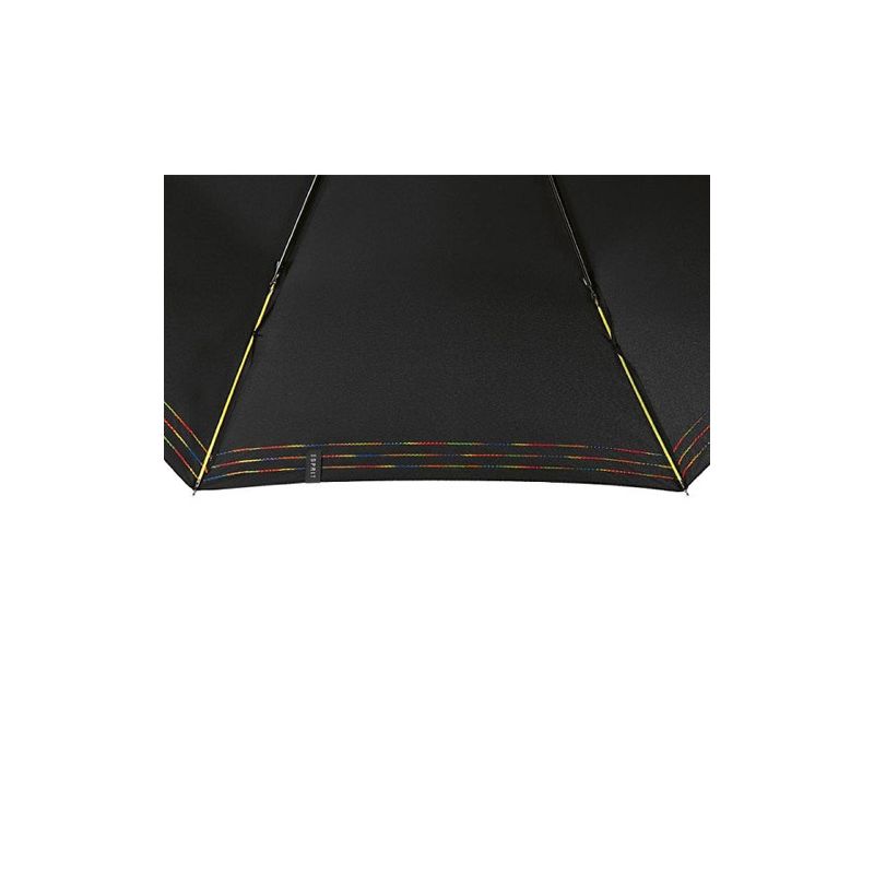Petit parapluie pliant Esprit noir et jaune