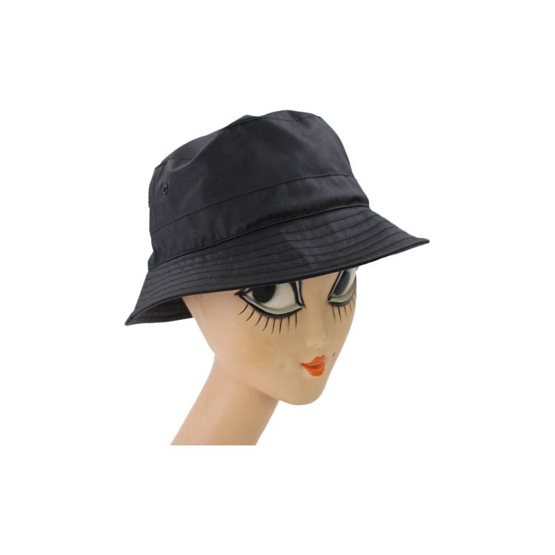 Bob pluie noir femme respirant