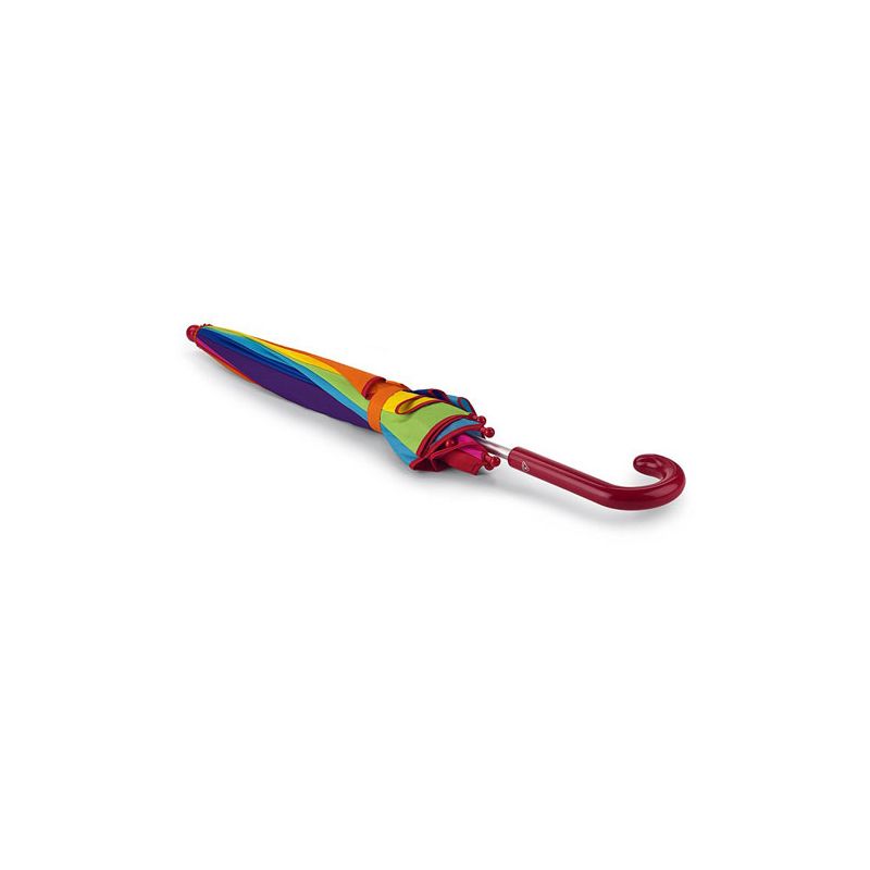 Parapluie enfant en forme de cœur multicolore