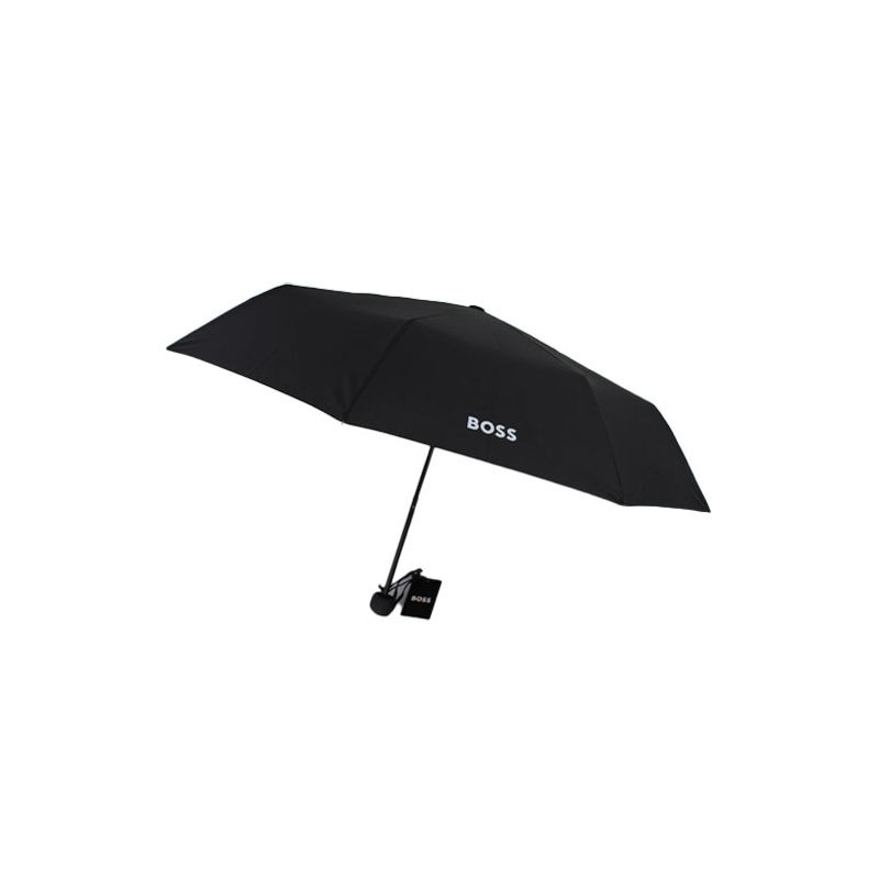 Parapluie noir pliant homme trousse Hugo BOSS