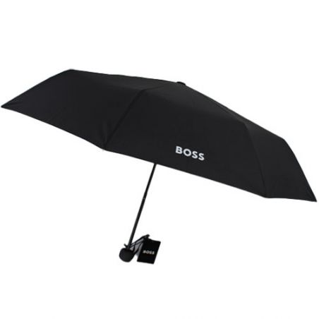 Parapluie noir pliant homme trousse Hugo BOSS