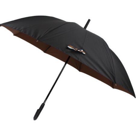 Parapluie noir canne double couche HUGO BOSS