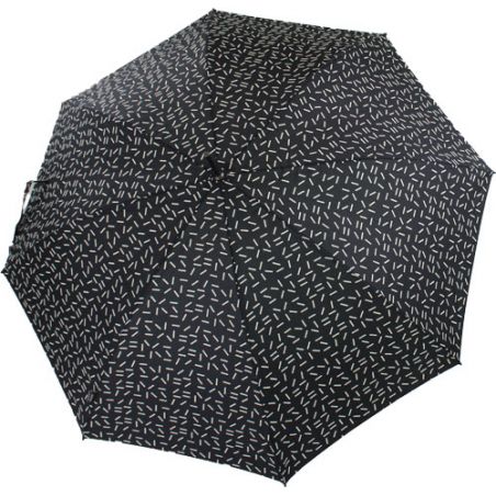 Parapluie femme résistant en noir