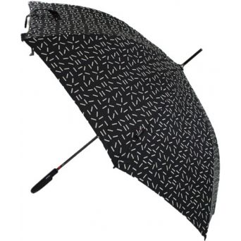 Parapluie Anti Retournement - Parapluie Passvent rouge biais noir