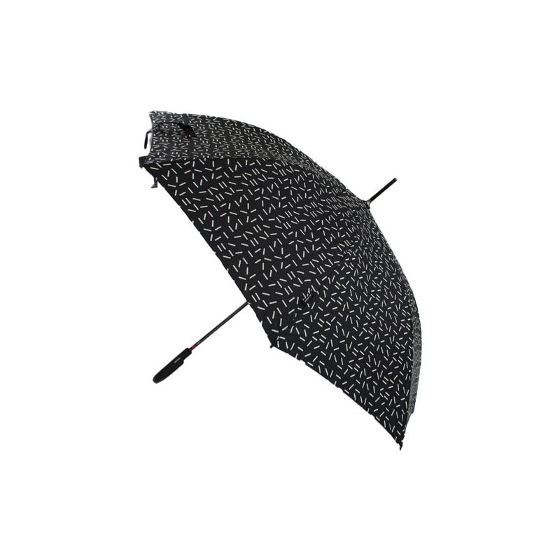 Parapluie Semi-Automatique Noir Pour enfants, Antivent Anti