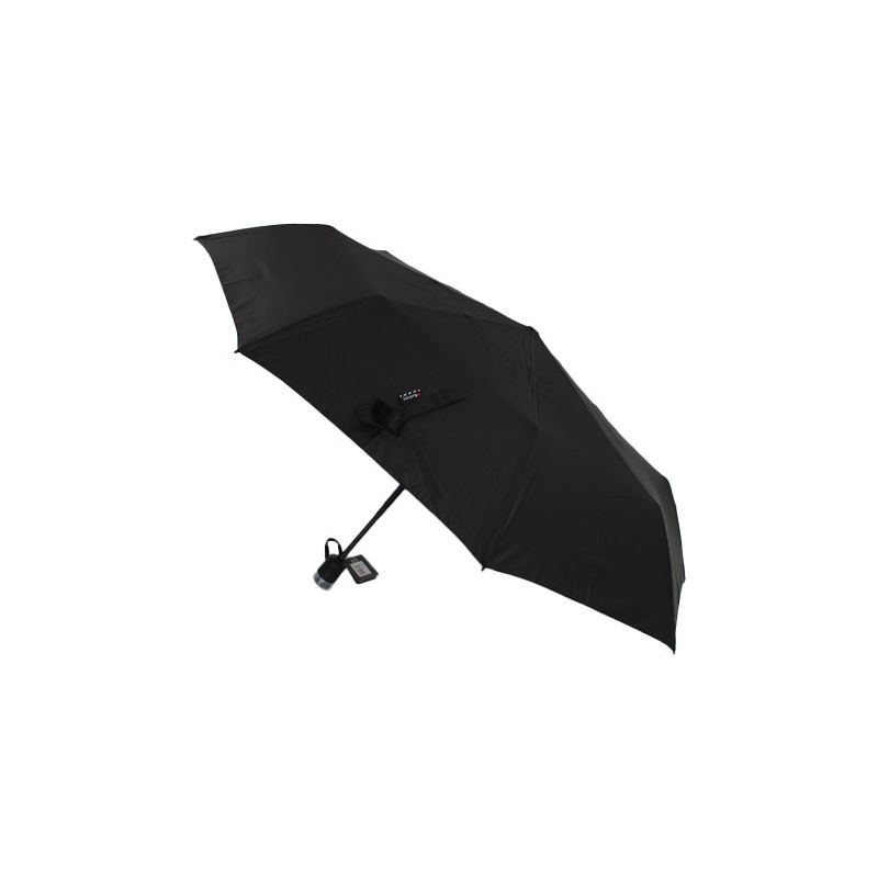 Parapluie pliant noir solide ouverture et fermeture automatique