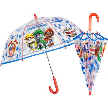 Parapluie transparent cloche Pat Patrouille